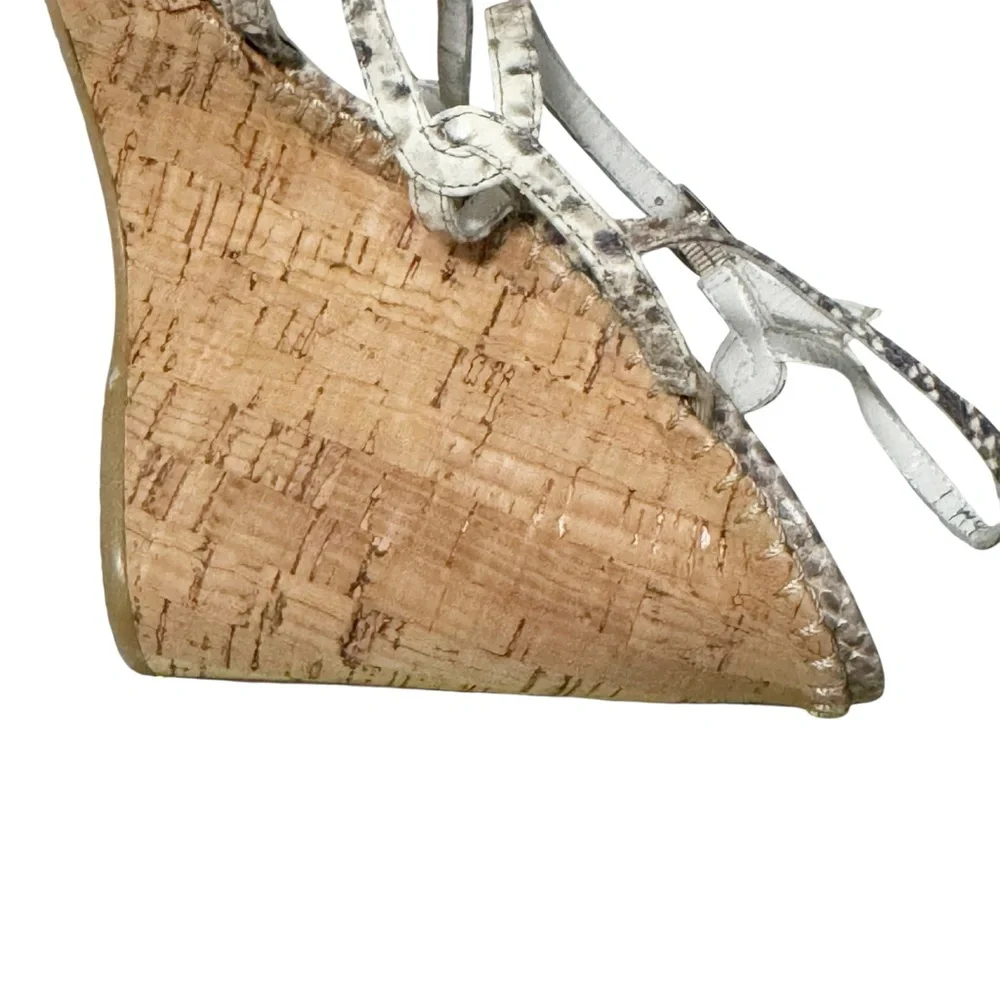 Stuart Weitzman Acrobat Roccia Serpent Wedge 8.5